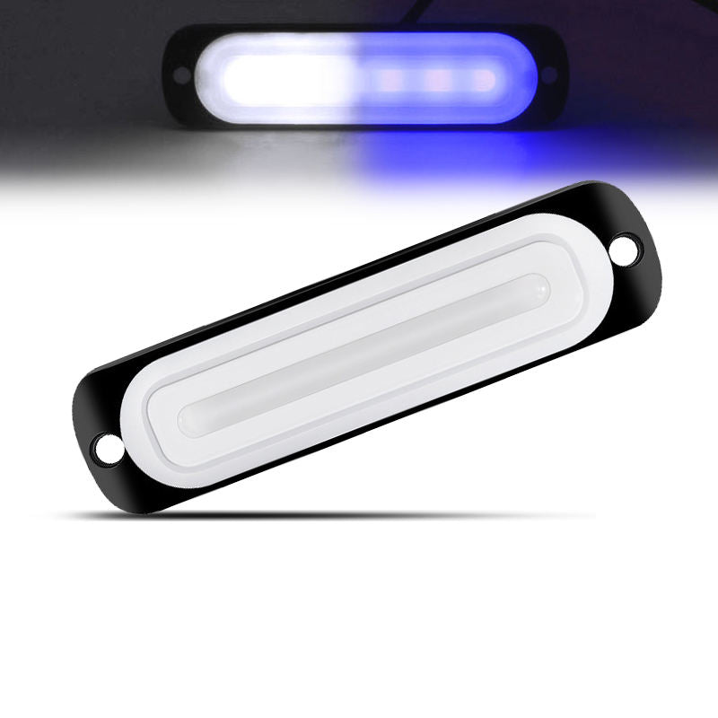 Ultra-thin 6 LED Truck Warning Light Waterproof Flashing Light Car Side Marker Strobe Lights 12V 24V