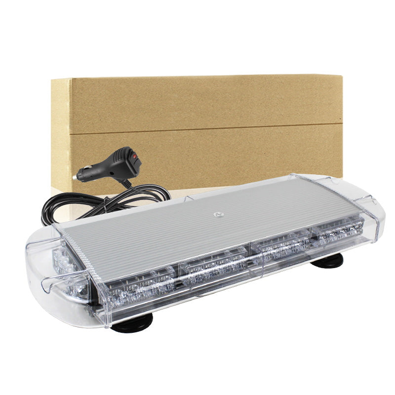 Factory Price High Power 40W Yellow Shell Led min Flash Strobe Light bar 21.5" for Fire Ambulance Vehicle