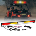 Rocker Switch LED Light Bar Car/UTV Rear Bumper Chase Light ATV Warning Strobe Light Bar Auto Exterior Lighting