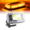 Vehicle COB Mini LED Strobe Light Bar Warning Light Magnetic Roof Top Emergency Flashing Light for Trucks Car