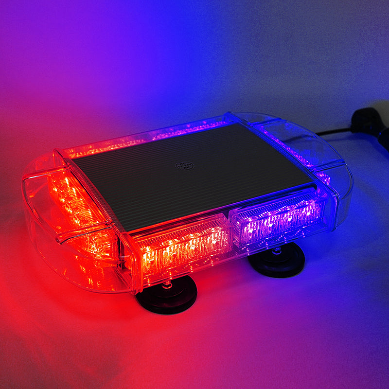Super Bright Rooftop 28 LED Safety Warning Light Bar Magnet Amber Emergency Strobe Light Bar for Truck 12V 24V