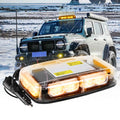 Mini LED Strobe Light Bar for Car Rooftop 24W Magnetic Hazard Emergency Flashing Lights New Condition for Vehicles Tow Trucks