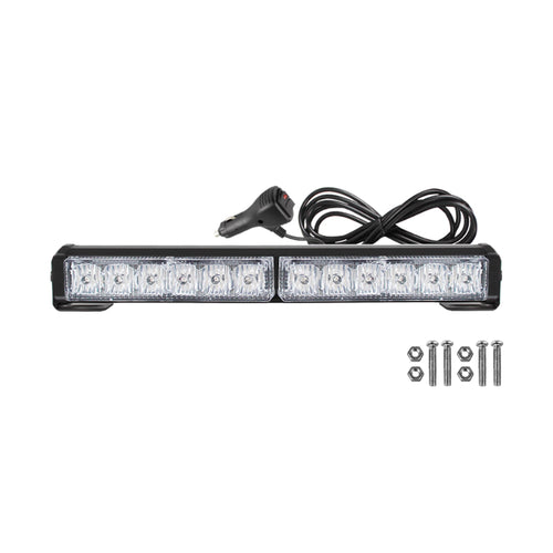 12inch 12W LED Light Bar Auxiliary LED Lamp Dual Color Hight Light Strobe Flashing Emergency LED Vehicle Warning Lightbar
