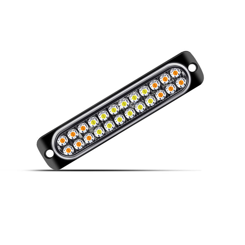 24W LED Truck Warning Lights Emergency Flashing Lights Warning Side Marker Strobe Signal Light for Pickup 12V 24V