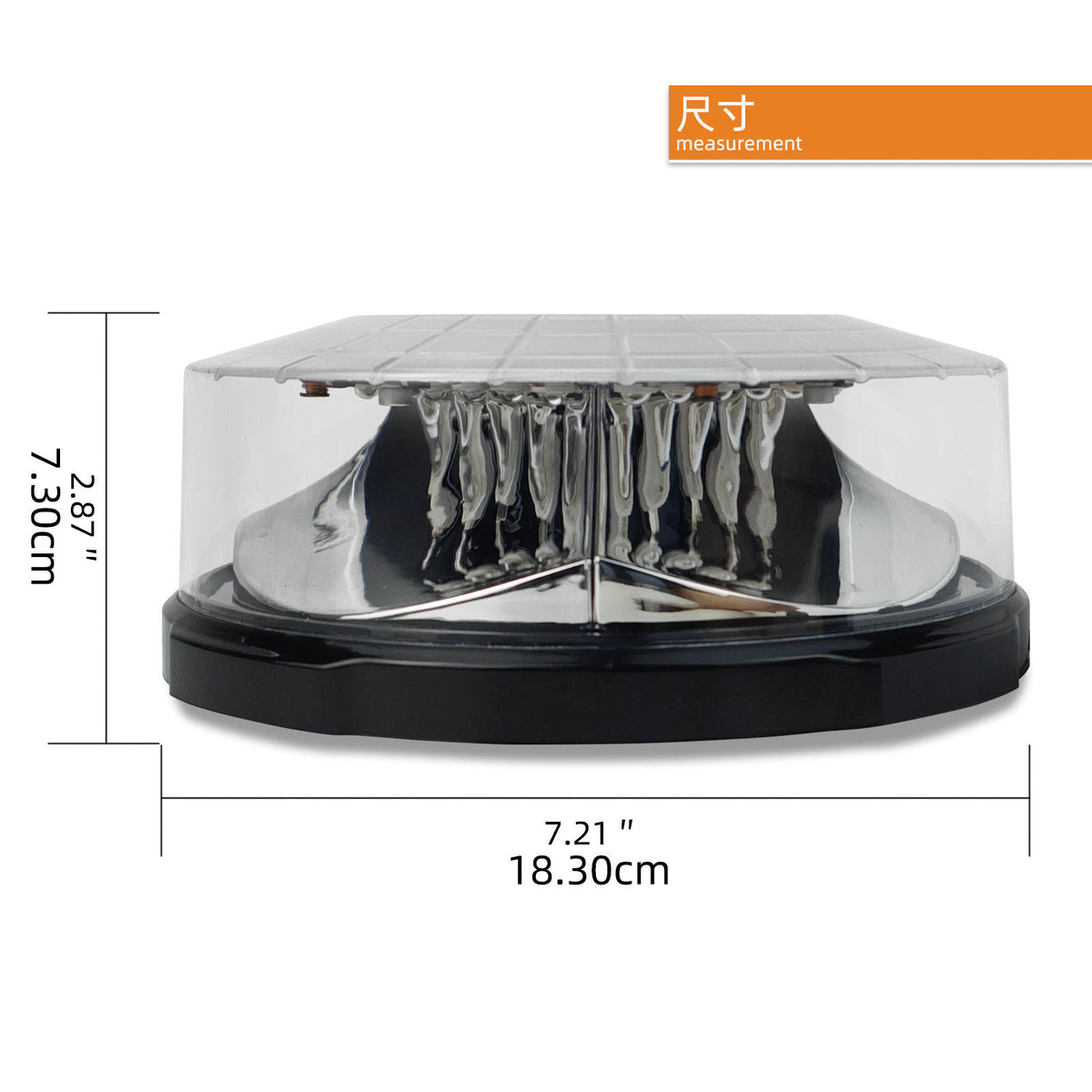12V-24V Magnet Base Rotating LED Car Roof Beacon Light LED Fog & Headlight Accessory for Cars Auto Exterior Lighting