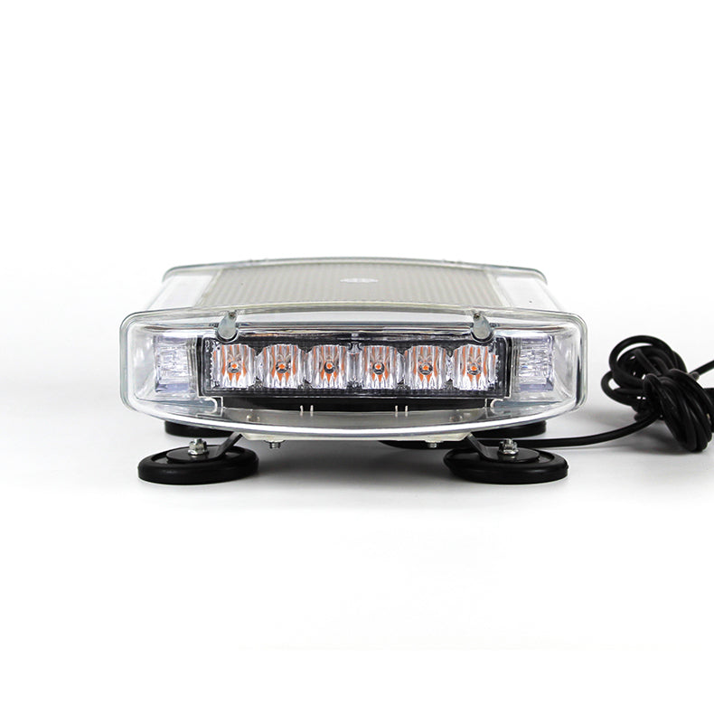 Super Bright Rooftop 28 LED Safety Warning Light Bar Magnet Amber Emergency Strobe Light Bar for Truck 12V 24V