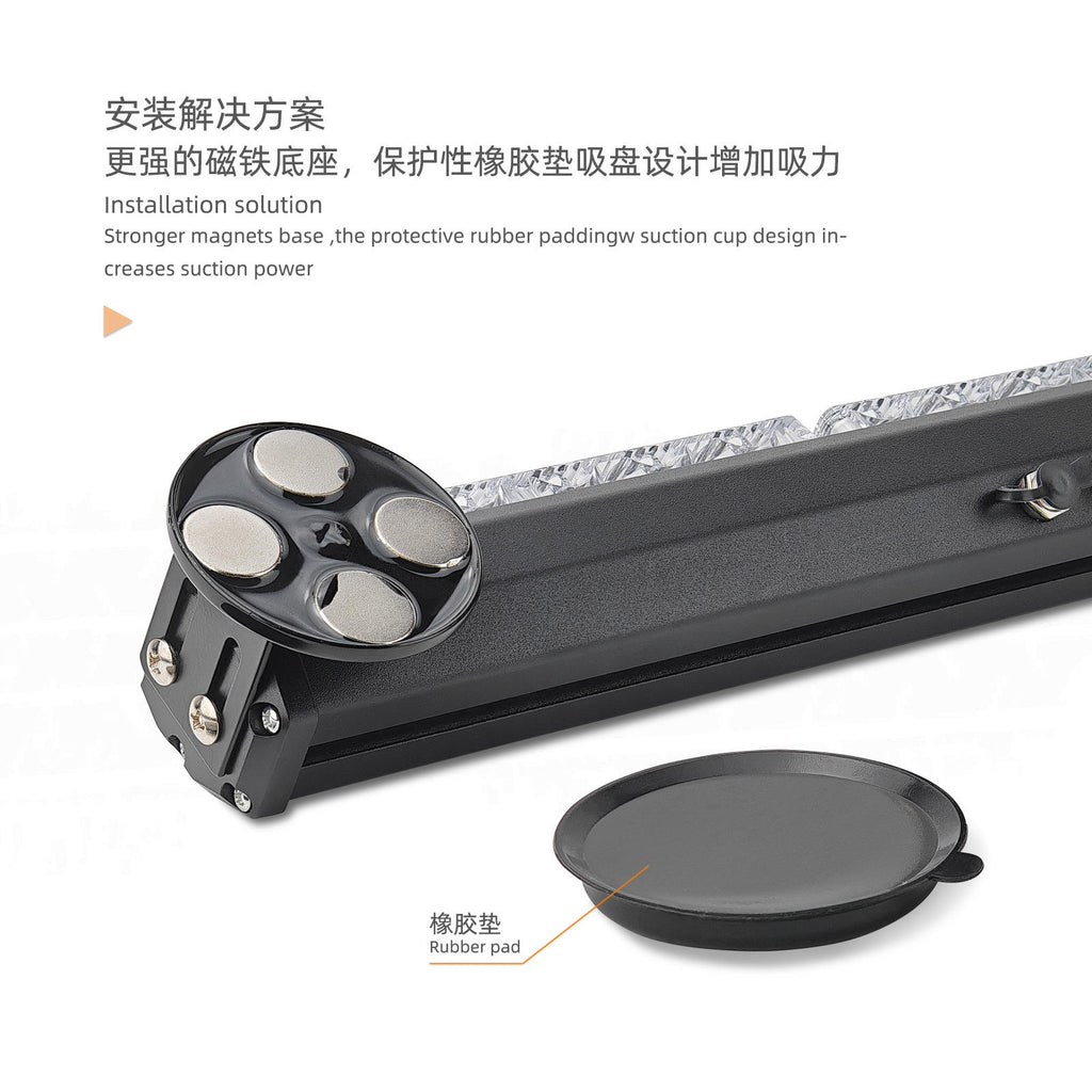 Portable Rechargeable LED Strobe Light for Auto Exterior Magnetic Mount for Tractor Car-Magnetic Mount Exterior Lighting Autos