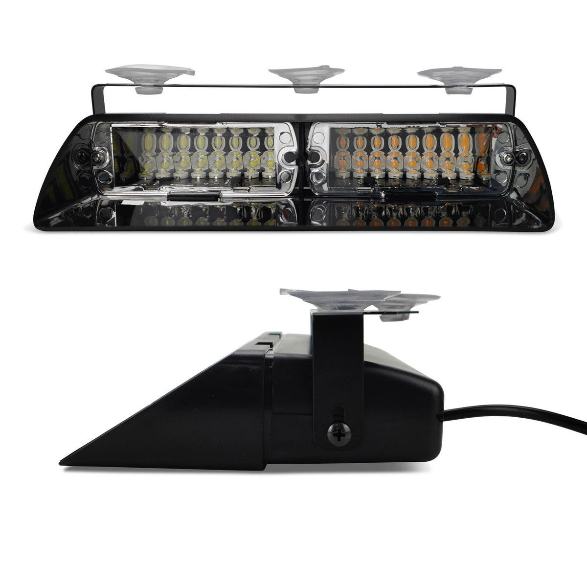 16LED Emergency Flash Light Suction Cup Shovel Auto Exterior Windshield Strobe Light Burst Car Suction Cup Warning Light
