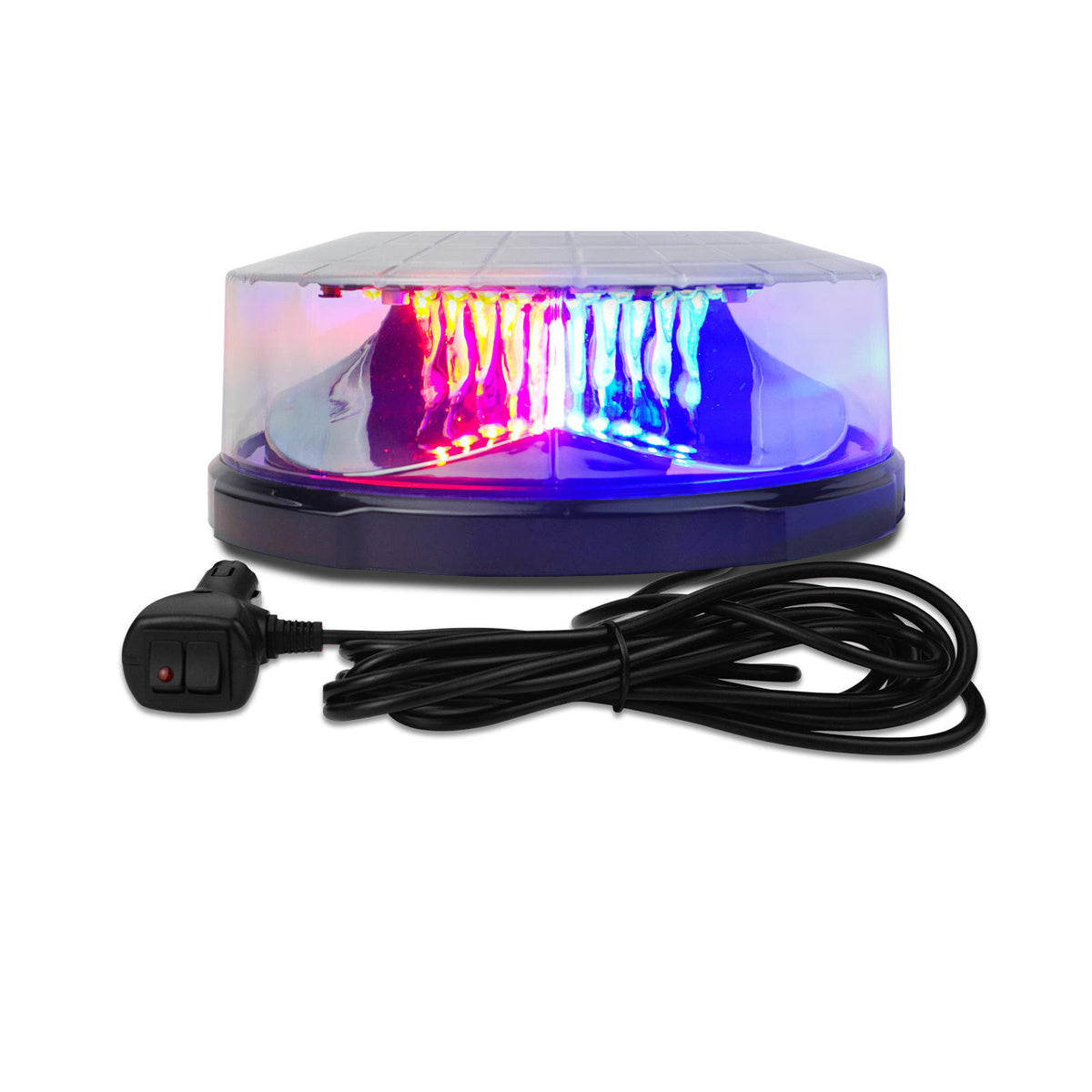 12V-24V Magnet Base Rotating LED Car Roof Beacon Light LED Fog & Headlight Accessory for Cars Auto Exterior Lighting