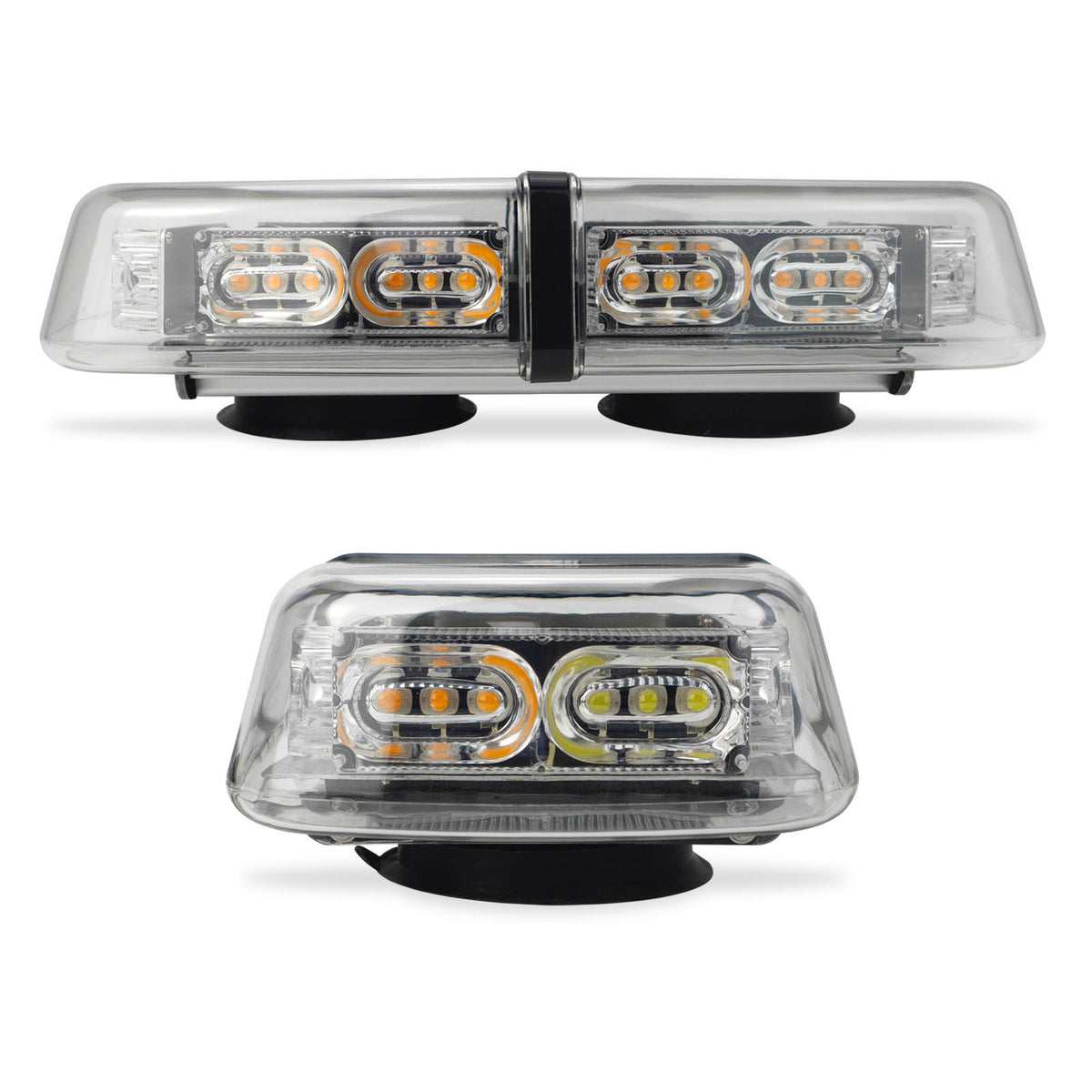 Super Bright Amber White 36LED Lamp Strobe Beacon Light Magnetic Mount Flashing Emergency Warning Roof Lights for Cars Boats