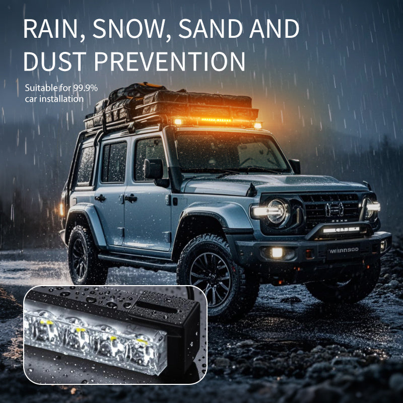 12inch 12W LED Light Bar Auxiliary LED Lamp Dual Color Hight Light Strobe Flashing Emergency LED Vehicle Warning Lightbar