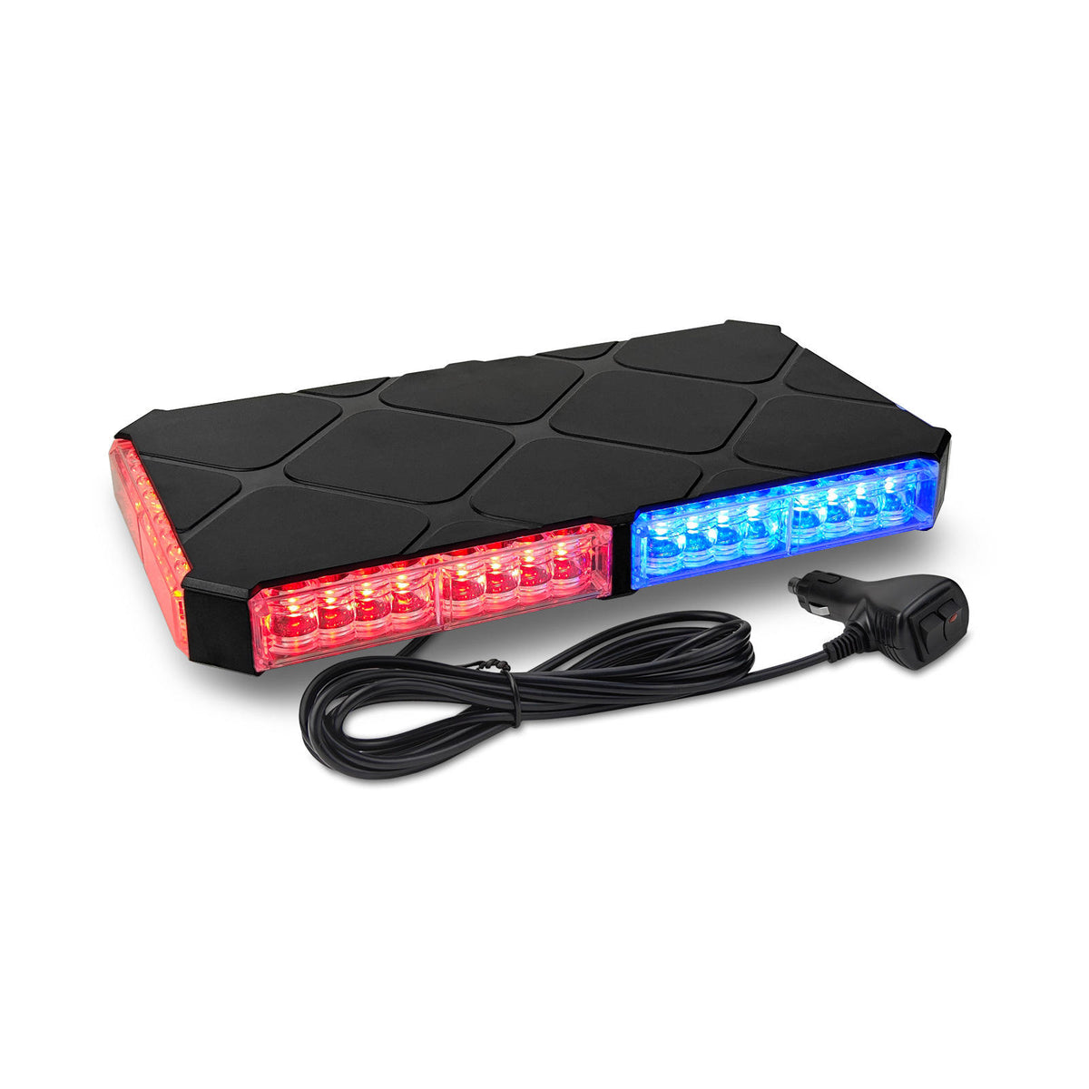 48 LED Mini Waterproof LED Warning Strobe Light Bar Emergency Security Vehicles Exterior Lighting Yellow Flashing Lights