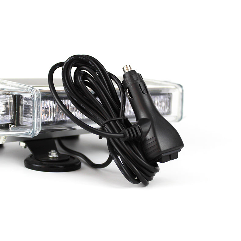 Super Bright Rooftop 28 LED Safety Warning Light Bar Magnet Amber Emergency Strobe Light Bar for Truck 12V 24V