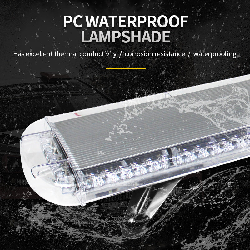 96W Car Roof Top Warning Light Bars High Power Traffic Emergency Led Linear Lightbar for Truck Wrecker Recovery 12V 24V