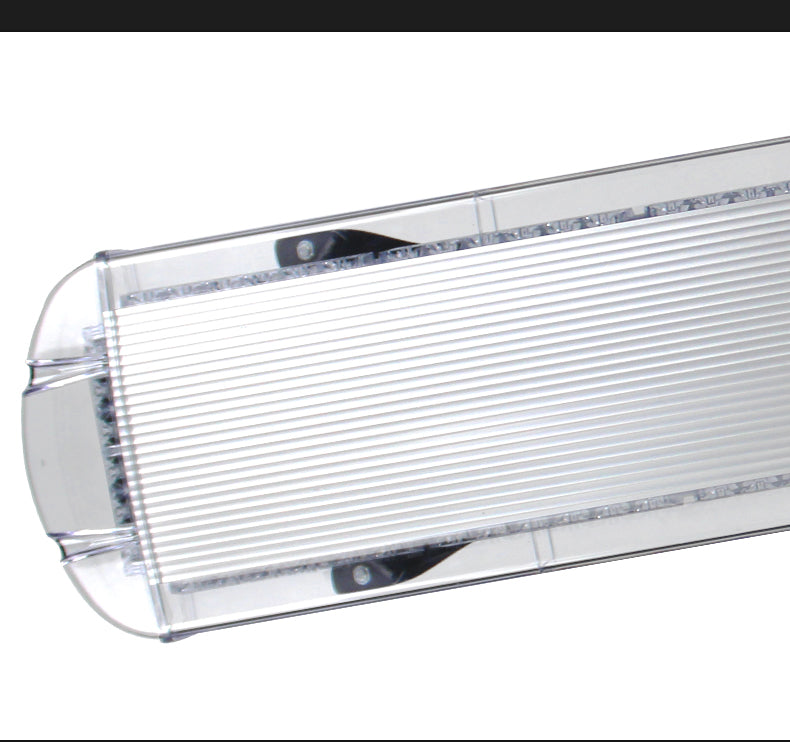 22 COB 36W Flashing LED Strobe Light Bar Full Size 12-24V Warning Lamp for Emergency Vehicles Car Accessory