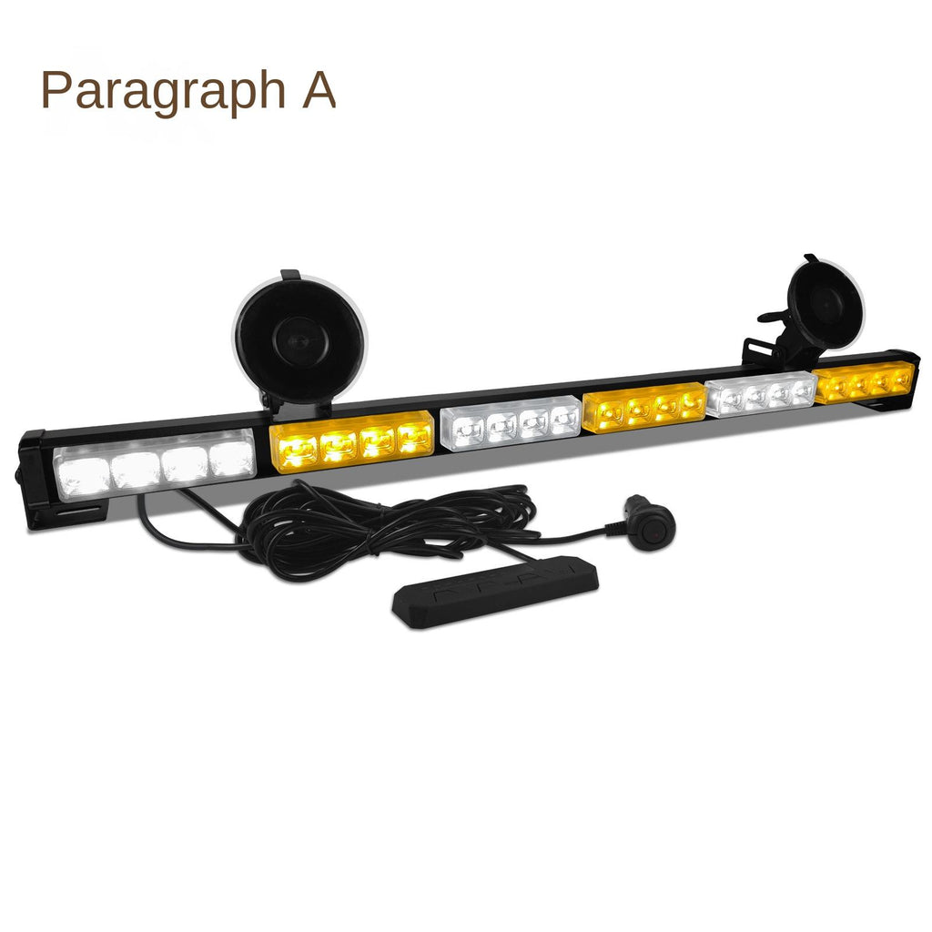 Cross-Border New Condition 4-LED Roof Lights for 6-Car Engineering Vehicle Everest Spot Combo Long Stick Bar Flashing Warning