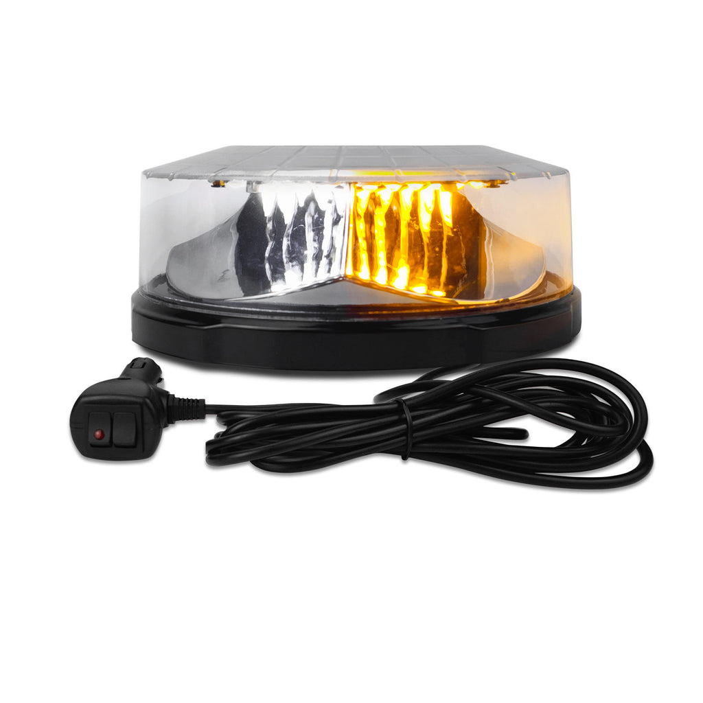12V-24V Magnet Base Rotating LED Car Roof Beacon Light LED Fog & Headlight Accessory for Cars Auto Exterior Lighting