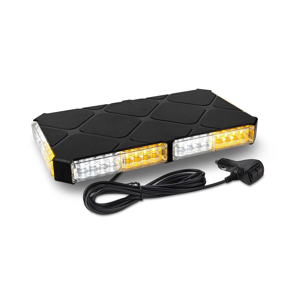 48 LED Mini Waterproof LED Warning Strobe Light Bar Emergency Security Vehicles Exterior Lighting Yellow Flashing Lights