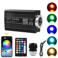 1000pcs 3M RGBW LED Starry Sky Projector Lamp Starlight Headliner Kit APP Remote Control DC Lighter Fiber Optic Light