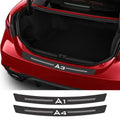 GPRGIT Car Sticker Audi A3/S3/A4/Q3/Q5/Q7 TT Carbon Fiber Trunk Decal 3M4229P Adhesive Single Use
