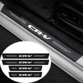 GPRGIT Carbon Fiber Protector Plate for CRV Logo, Trunk Rear Sill Bumper Guard Strips, Door Threshold Pedal Stickers