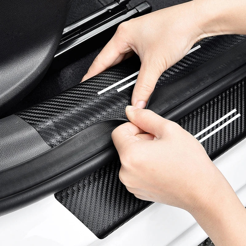 GPRGIT Chevrolet Cruze Aveo Captiva Lacetti Car Styling 4Pcs Door Threshold Scuff Plate Sticker Badge Accessories