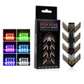 Style Motorbike Scan Start Flow Turn Signals Fishbone Lamp Lightning Lamp for Motorcycle Waterproof Super Bright Light