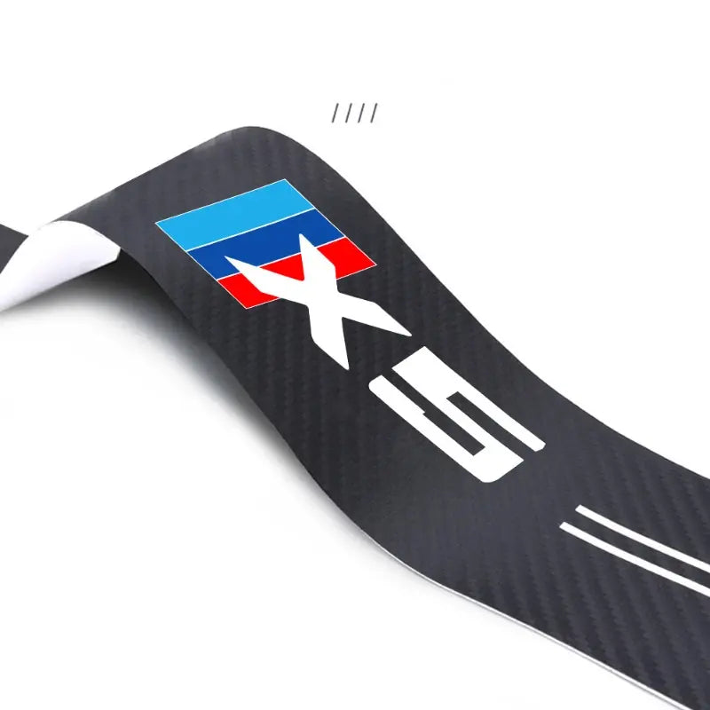 GPRGIT X1/X3/X4/X5/X6/X7 Logo Carbon Fiber Door Threshold Sill Scuff Plate Sticker