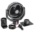 GPRGIT 7-Inch Car Truck Clip Fan 12V/24V Brushless Stepless Wind Speed