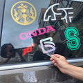 Reflective Personalized Custom Car Sticker Waterproof Car Stickers and Vinyl Decals