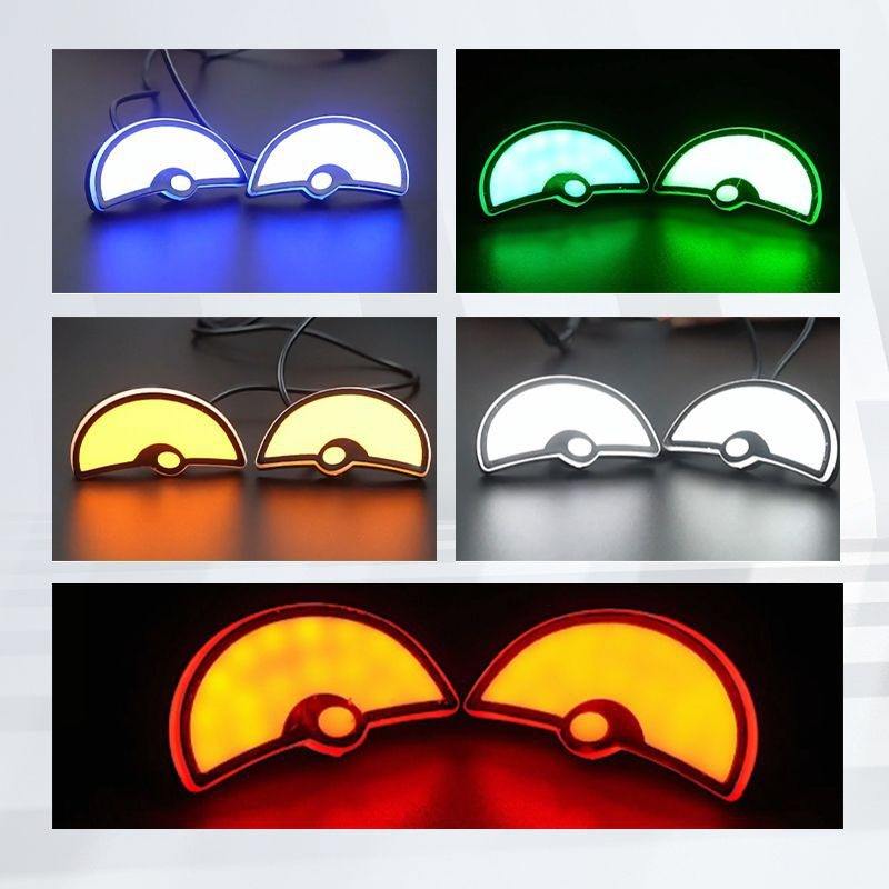 Universal 12V Led Motorcycle Lighting Systems Triangle Devil Eagle Eye Lights for Car Accesorios Para Moto Motorcycle Bright
