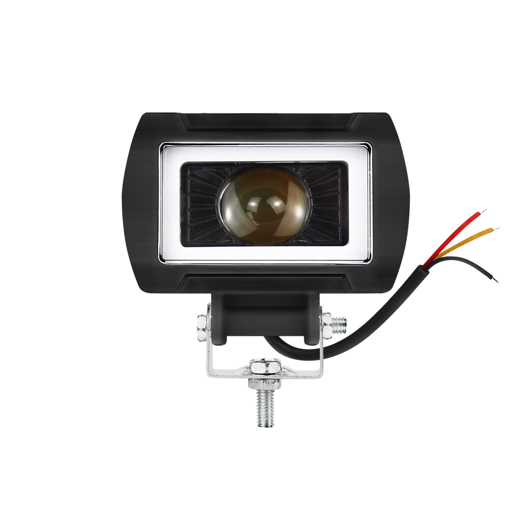 GPRGIT GZ-3 20W LED Work Light 12V-80V Emergency Strobe Warning for Truck & Car Aluminum Alloy+PC