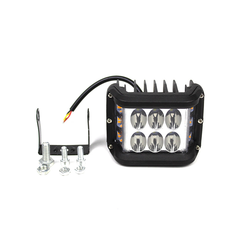 GPRGIT 9.8cm 18LED 60W LED Work Light Spotlight 10-30V Aluminum Alloy+PC Offroad Bar Lamp