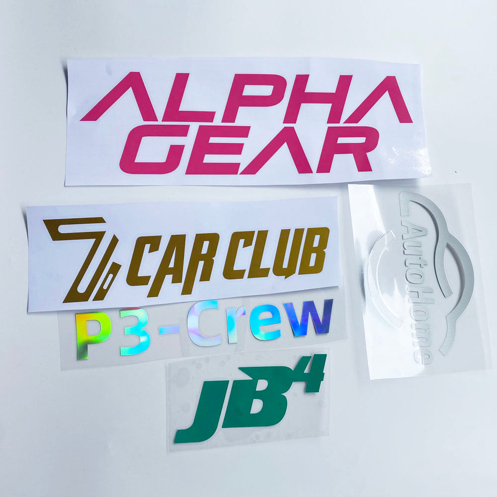 Reflective Personalized Custom Car Sticker Waterproof Car Stickers and Vinyl Decals