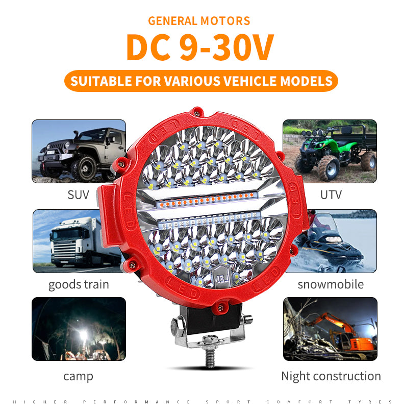 Factory Direct Selling 65LED Working Light Circle Led Spotlight Car Work Light Vehicles Led for Car