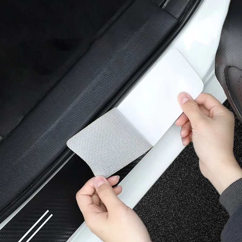 GPRGIT Car Door Carbon Fiber Sill Protector Stickers Single Use for Changan UNI-K CS35 CX70 CS85 CS55 CS75 CS15 F70 Alsvin UNI-T