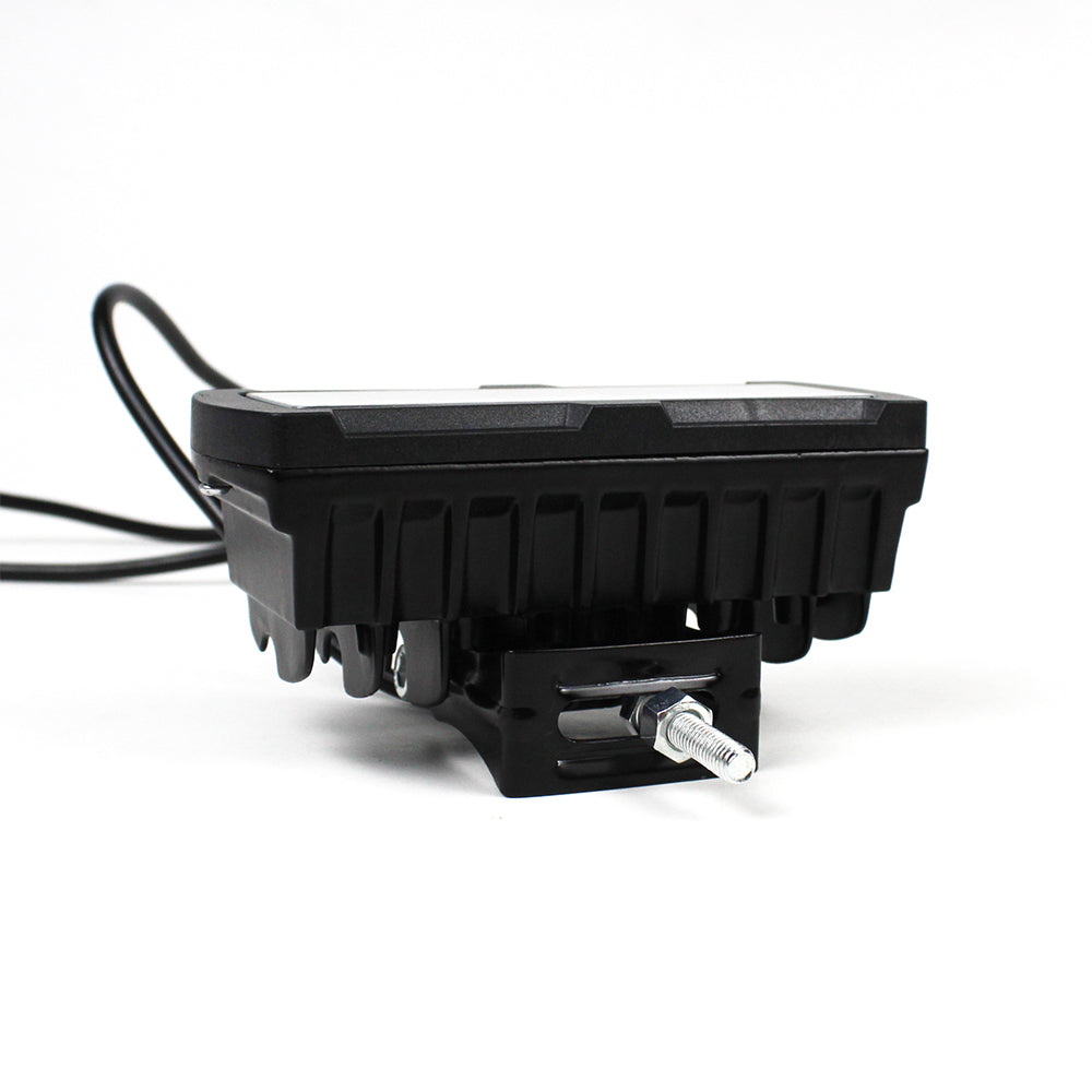 Super Bright 5 Inch 30W Vehicle Driving Work Light Dual Color Flood Spot Mini Light Bar for Trucks Off Road Motorcycle 12V 80V