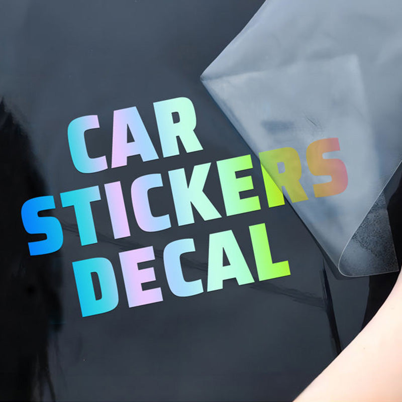 Durable Waterproof Vinyl Car Window Stickers Removable Adhesive Glass Decorations Personalized Vehicle Glass Sticker