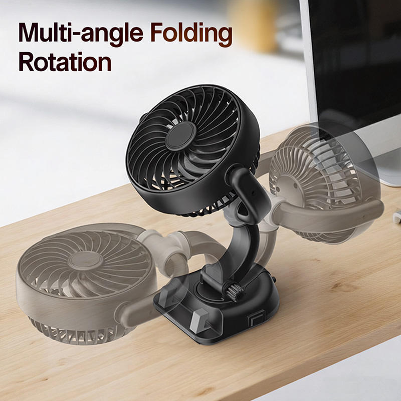 GPRGIT Desktop Mini Cooling Fan with Phone Holder 3-Speed (F5504)