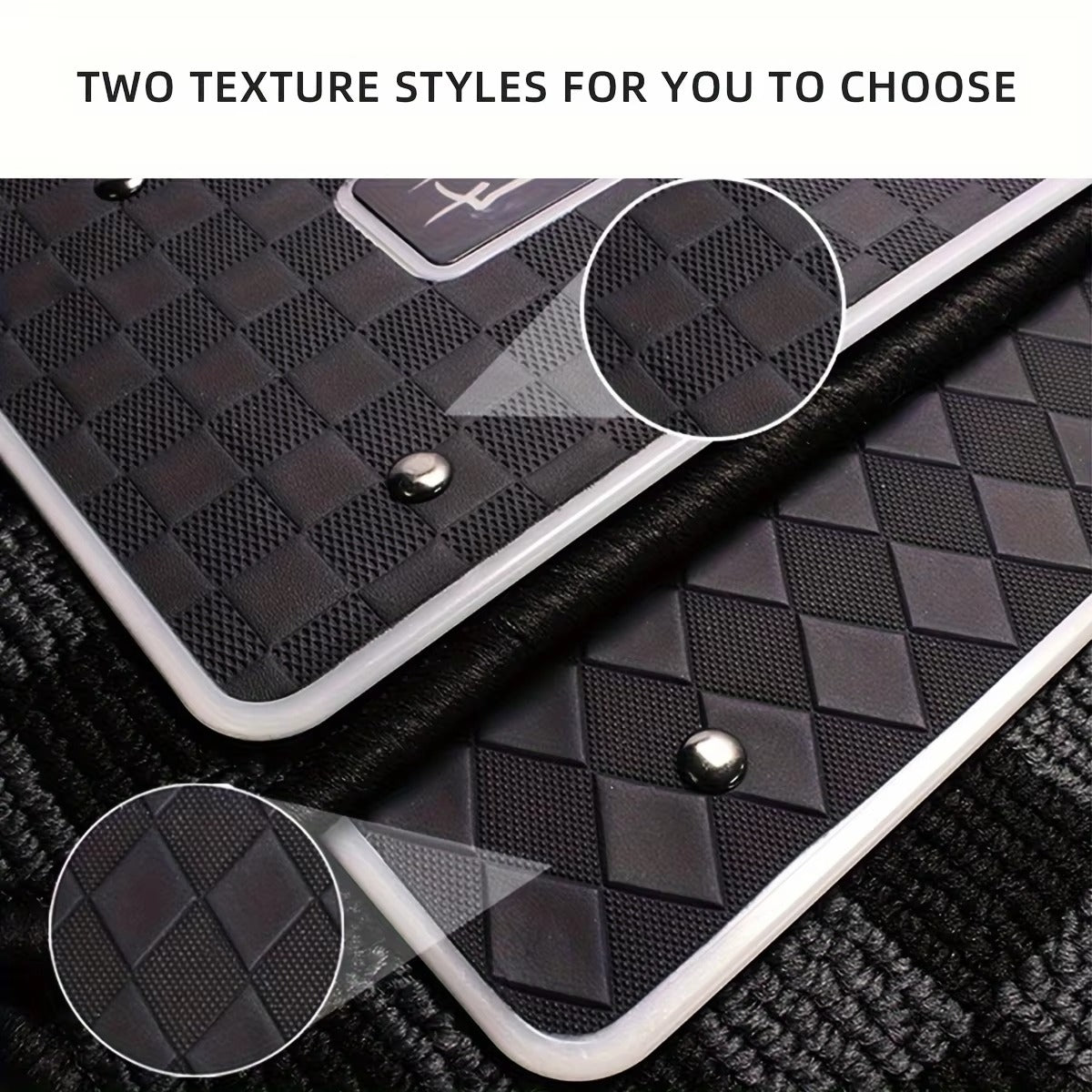 4 in 1 Custom LOGO OEM 5V 12V Car Floor Mats with RGB Ambient Light Auto APP Control Music Rhythm Waterproof LED Footwell Lights