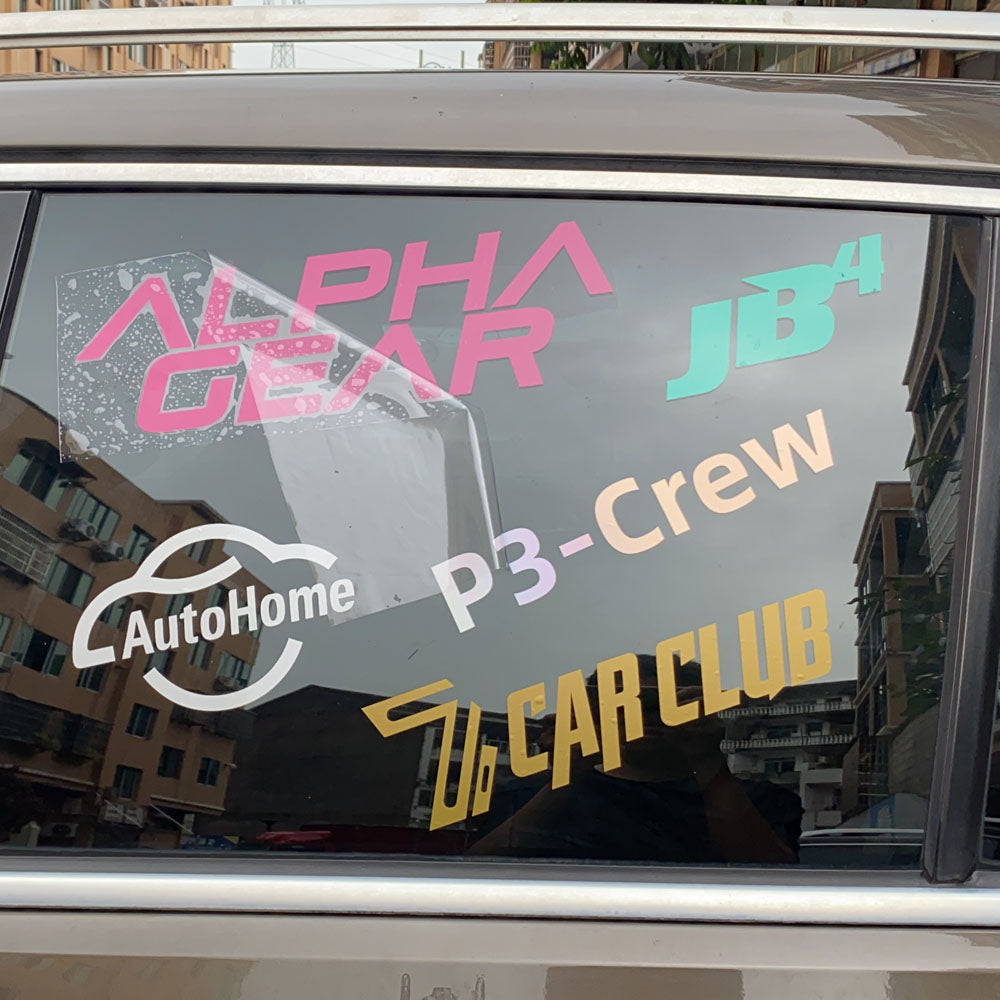 Reflective Personalized Custom Car Sticker Waterproof Car Stickers and Vinyl Decals