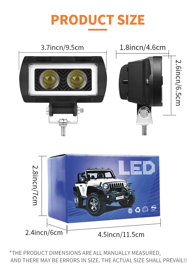 Construction Led Work Light 25w Cars Led Work Light