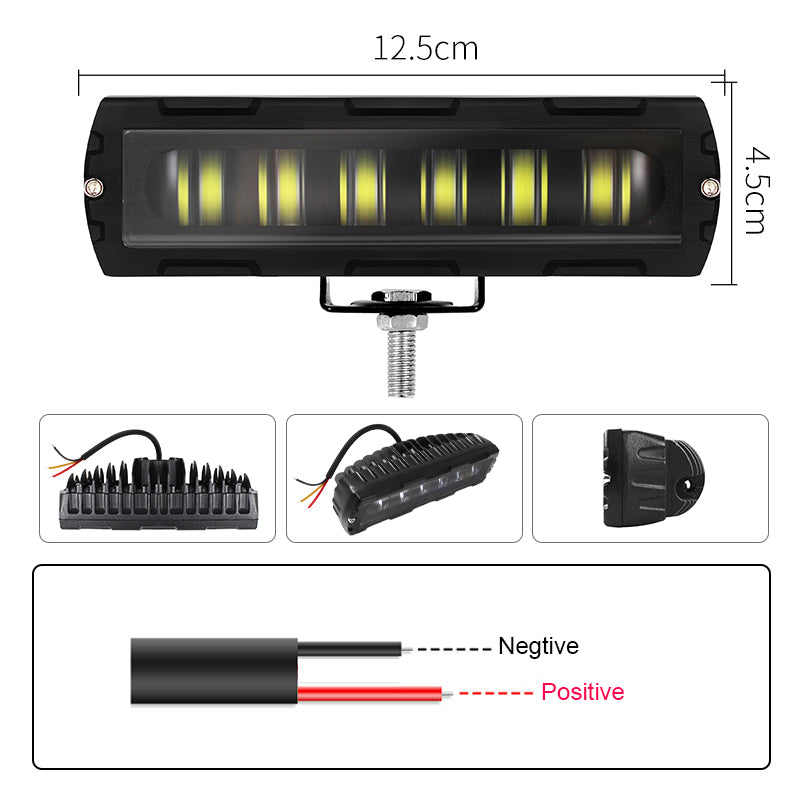 6inch 30W Mini 6 Led Work Light Bar Spot Beam Off Road Truck Car Driving Lamp Bumper Roof Spotlight