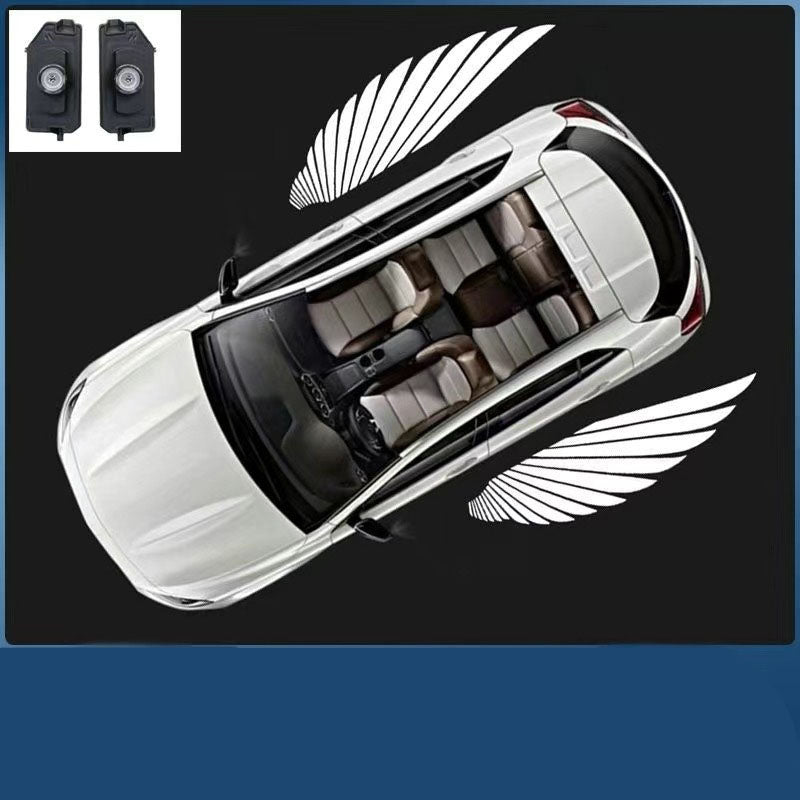 For Mercedes-Benz Rearview Mirror Welcome Light E-Class/C-Class Glb/Gle Wigs Modified Light Door Carpet Atmosphere Light