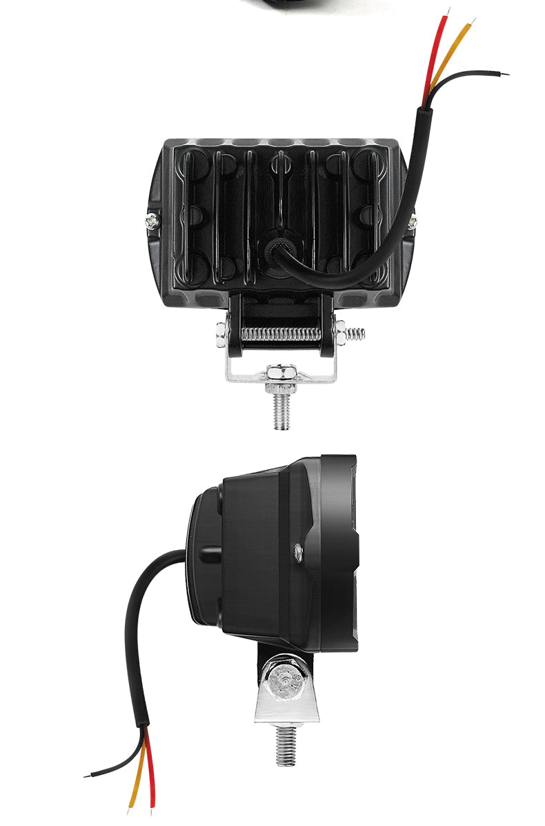 GPRGIT GZ-3 20W LED Work Light 12V-80V Emergency Strobe Warning for Truck & Car Aluminum Alloy+PC