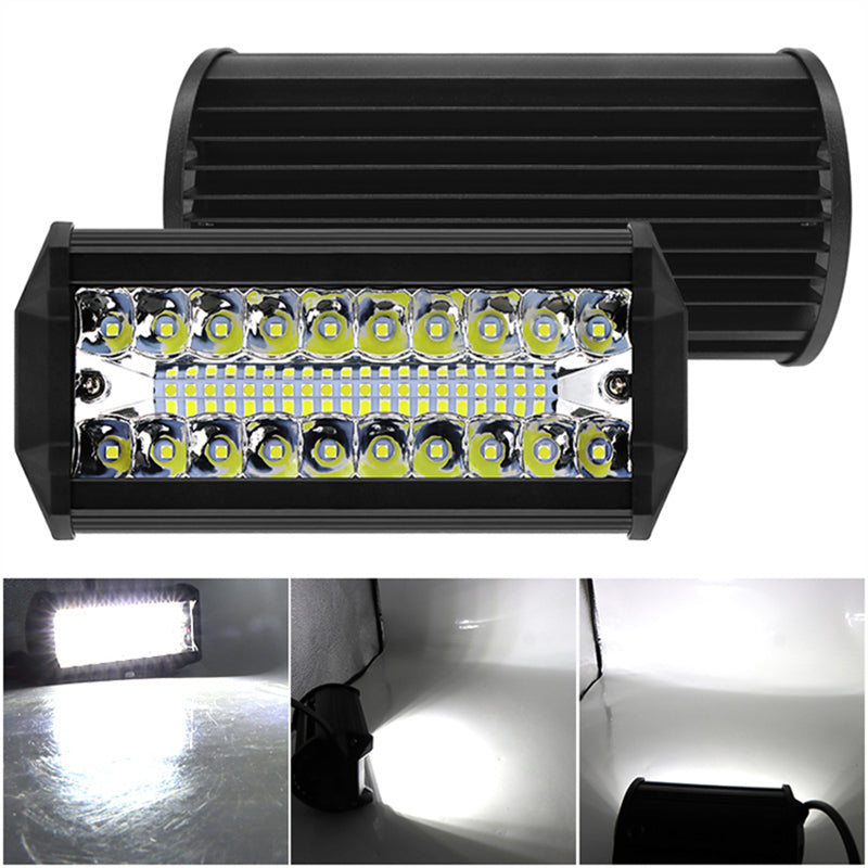 Car Light Accessories 120w Super Bright Aluminum Rectangular High Power Led Work Lights Spotlight Light Work Fog