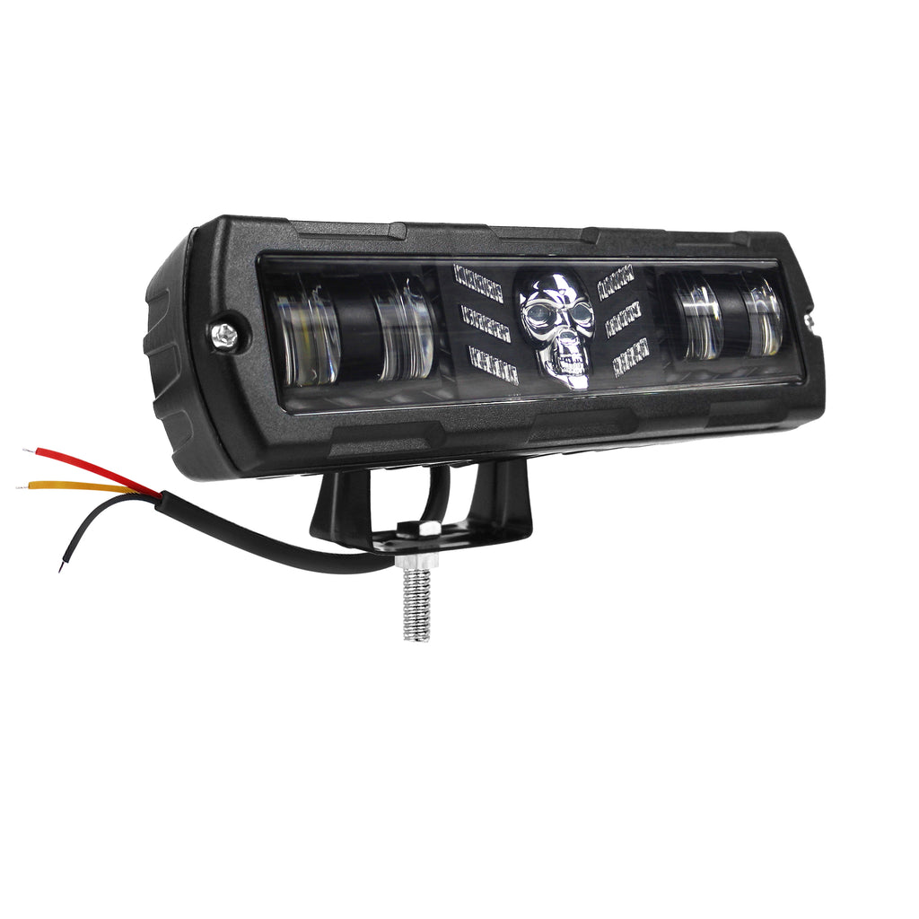 GPRGIT GZ-9 12V-80V 25W LED Work Light 4-LED Spot for Offroad Motorcycle Aluminum Alloy+PC