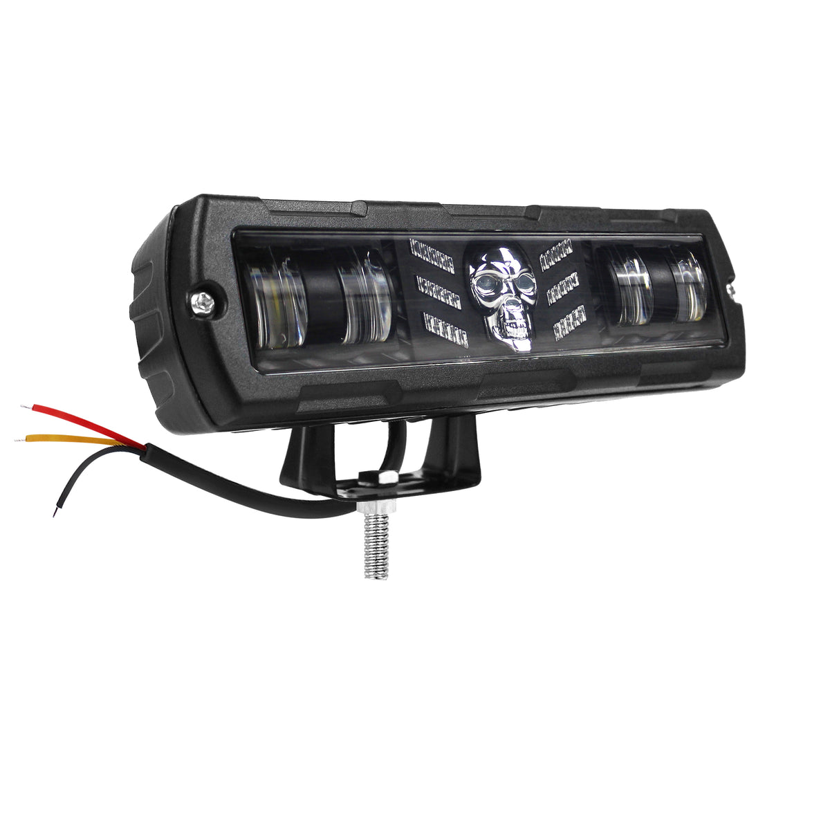 GPRGIT GZ-9 12V-80V 25W LED Work Light 4-LED Spot for Offroad Motorcycle Aluminum Alloy+PC