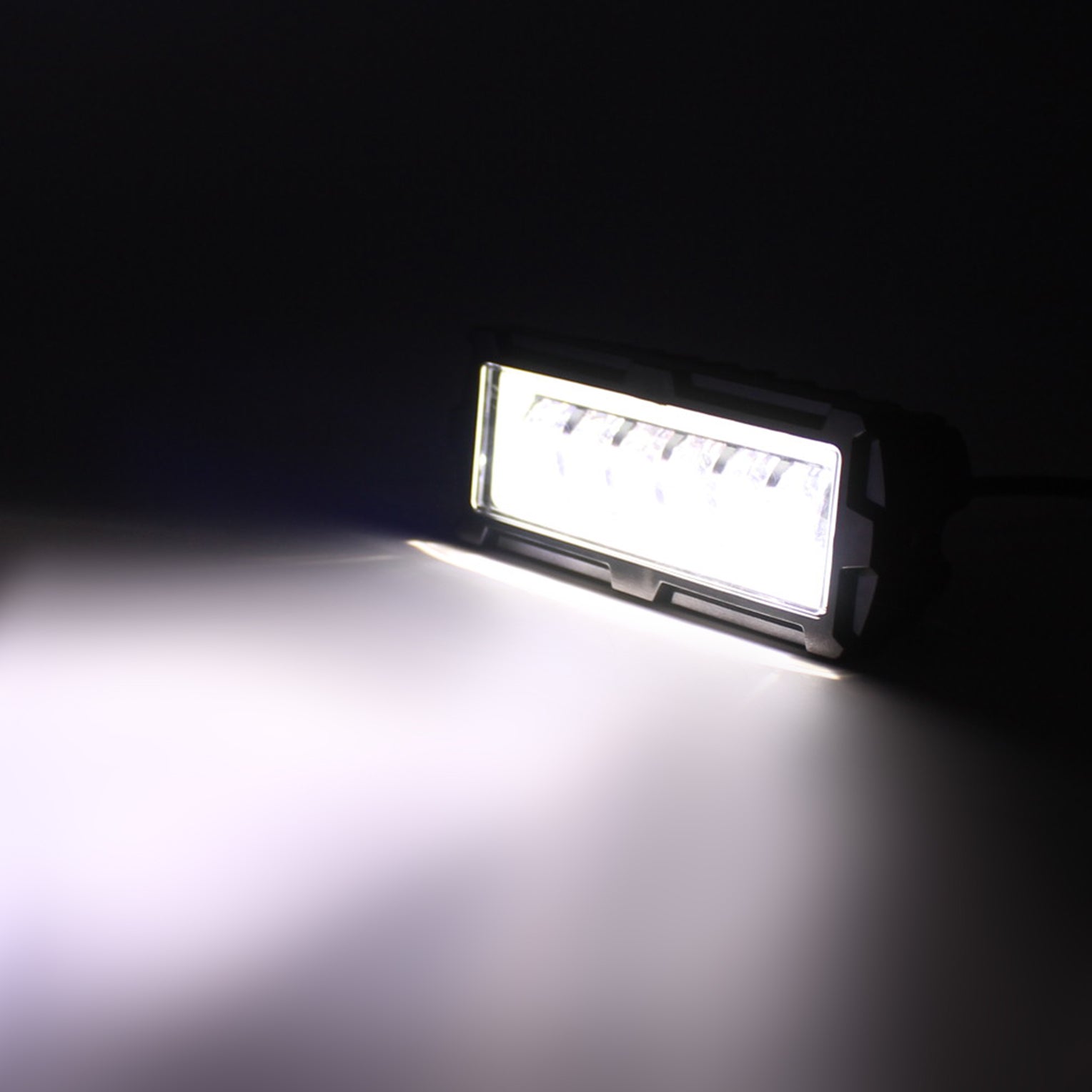 35W High Low Beam Driving Work Light for Jeep ATV Motorcycle 6LED Off-road Auxiliary Spot Lights Auto Exterior Lighting