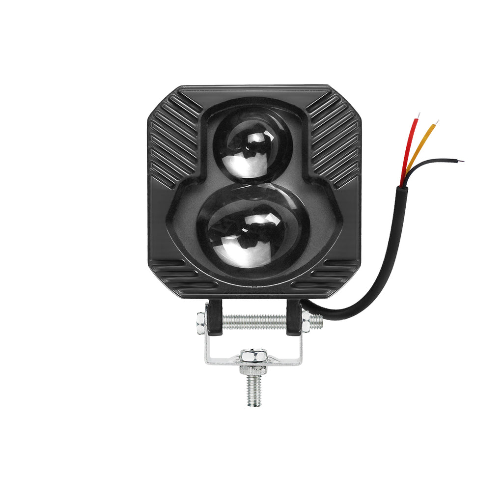 GPRGIT GZ-14 25W LED Work Light 12V-80V for Light Truck & Vehicles Aluminum Alloy+PC